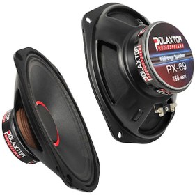 Resim Polaxtor Oto Midrange Hoparlör Oval 6X9 750W Kapaklı 2 Adet 