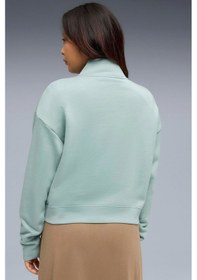 Resim Puma Class Half-zip Crew Kadın Sweatshirt Mavi 