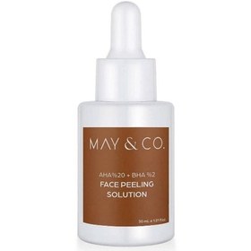 Resim May&Co AHA %20+ BHA %2 Yüz Peeling Solüsyonu 30ml 