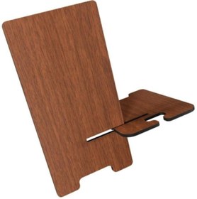 Resim Genel Markalar Masa Üstü Ahşap Telefon Tutucu Aparatı Sabitleyici Telefon Tutacağı 