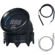 Resim Symbee Evrensel 52mm Egzoz Gazı Sıcaklık Göstergesi, Mavi Led Ekran, 12v Araçlar İçin 20 C-120 C 