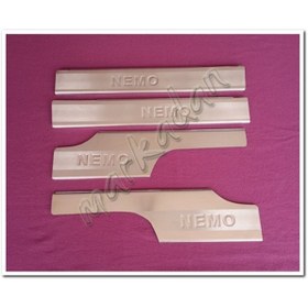 Resim Markadan Woc Chrome Citroen Nemo Krom Iç Kapı Eşiği 2008 Sonrası 4 Parça Paslanmaz Çelik 