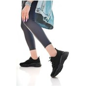 Resim Pabucmarketi Siyah Triko Bağcık Detaylı Kadın Spor Ayakkabı Çok Renkli 