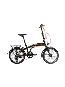 Resim Bisan FX 3500 20 Jant 7 Vites Siyah Turuncu Katlanır Bisiklet 