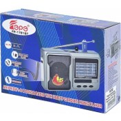 Resim Fepe Fm Radyolu Bluetoothlu Şarjlı Cep Radyosu + El Feneri FP-1781BT 