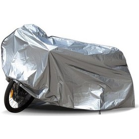 Resim Rogfer 230 X 130cm Motosiklet Ve Bisiklet Güneş Tozu Ve Yağmur Koruma Kapağı Gümüş Gri - Diğer 