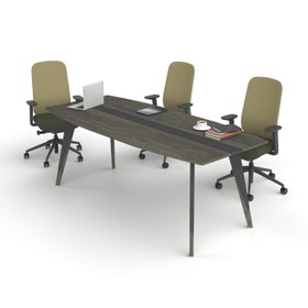 Resim Pierro Ofis Alaska Toplantı Masası - 180cm / Berlin - Füme 