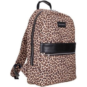 Resim Bloominbag Earthy Leopard 13-14 İnç Laptop / Macbook Sırt Çantası Kahverengi - Sarı - Taba 