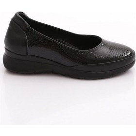 Resim Dgn 2265 Kadin Comfort Ayakkabi Siyah Petek 