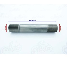 Resim Atv Lınhaı Arka Şaft Mili 135 Mm 22-22 Frezeli Öm 