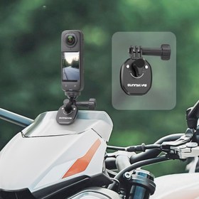 Resim HERO12/11/10/9/8 için Motosiklet Rüzgarlık Montaj Aksiyon Kamerası, Insta360 X4/X3/Ace Pro için DJI OSMO Action 4/3 için Motosiklet Rüzgarlık Montajı 