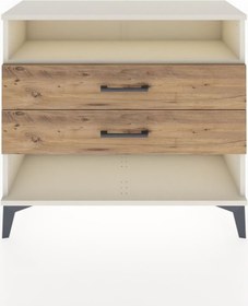 Resim Arges Şifonyer Tek Raflı 2 Çekmeceli 88x30x80 Aytaşı-çam Aytaşı 