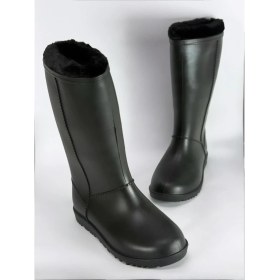 Resim Yaşar Yıldız Ayakkabı Içi Kürklü Soğuk ve Su Geçirmez Yağmur Çizmesi 