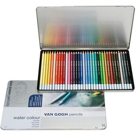 Resim Talens Van Gogh Sulu Boya Kalemi 36 Renk Metal Kutu 