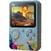 Resim Hallow G5 Retro Çocuk Macaron Dahili 500 Oyun El Konsolu 