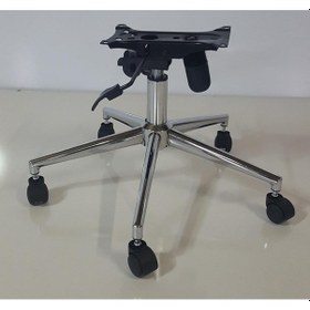 Resim Kamusalmarket Makam Koltuğu Yıldız Ayak+Krom Piston+Çift Kollu Mekanizma 