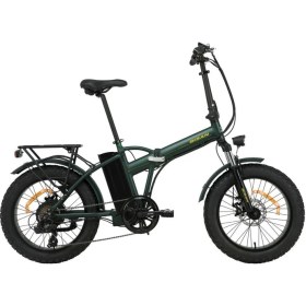 Resim Bisan E-Folding F2 Katlanır Elektrikli Bisiklet Haki-Sarı 
