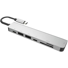 Resim Winex Mobile Winex 7in1 Usb Type-c Hub Port Adaptör 4k Hdmı Usba Sd/tf Kart 100w Pd Girişli Yg2121 