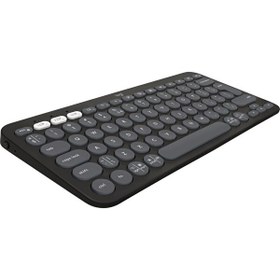 Resim LOGITECH K380S, Pebble Keys 2, Siyah, 920-011859, Bluetooth, Türkçe, Q, Multimedya, Mini Klavye LOGITECH K380S, Pebble Keys 2, Siyah, 920-011859, Bluetooth, Türkçe, Q, Multimedya, Mini Klavye