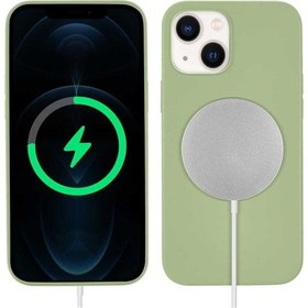 Resim iPhone Uyumlu 13 Kılıf Magsafe Lansman Wireless Kapak 