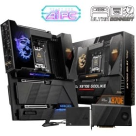 Resim Msı Meg X870e Godlıke Wıfı-7 Ddr5 Hdmı Dp Pcıe 16x V5.0 Am5 Atx 