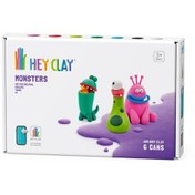 Resim Hey Clay Yaratıcı Kil Seti - Cyclops, Terry, Pi 