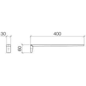 Resim Dornbracht Supernova Havluluk-40Cm Krom 