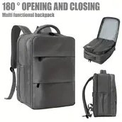 Resim 2 adet/1 adet Akıllı Vakum Sıkıştırma Büyük Kapasiteli Hafif, Alanı Verimli Bir Şekilde Korur ve Eşyaları Korur, Seyahat Sırt Çantası, Bagaj Çantası/Outdoor Sırt Çantası Benzeri, Yürüyüş, Kamp, Tatil, İş Seyahatleri ve Günlük Seyahatler İçin Uygun, Unisex. 