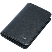 Resim Siyah Deri Unisex Kredi Kartlık - S1KK00001508-A97 