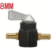 Resim Cloud011 Siyah 8mm Ayarlanabilir Motor Yakıt Musluğu Dayanıklı Alüminyum Alaşım Atv Motor 