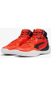 Resim Puma Playmaker Mid Erkek Basketbol Ayakkabı 377902-12 Kırmızı 