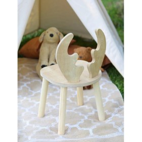 Resim The Deer Sandalye (Geyik Çocuk Montessori Çalışma Sandalyesi) 