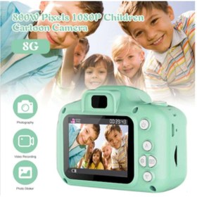 Resim Ozmik Kız Çocuk Pembe Mini Hd 1080p Dijital Fotoğraf Makinesi Sevimli Taşıma Askılık 