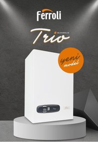 Resim Ferroli Ferrolli Bluehelix Trio 20000 Kcal/h Yoğuşmalı Hermetik Kombi (BACA DAHİL) 