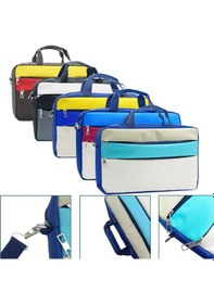 Resim Microcase Huawei Matepad 11.5 2025 İle Tablet Apple Uyumlu MacBook Laptop Tablet Çantası 2 Bölmeli Al4821 Omuz Çantası 