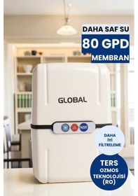 Resim Su Arıtma Cihazı 8lt Kapalı Kasa 5 Filtreli Ro Sistem Ters Ozmoz Üreticiden Water Global Su Arıtma Cihazı 