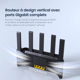 Resim Braventa Collection RX12L Pro Dual-Band Gigabit Wi-Fi 6 Router 
