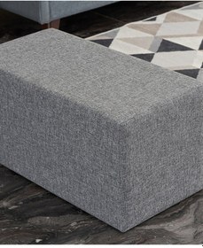 Resim Favora Uzun Puf - Gri Gri 