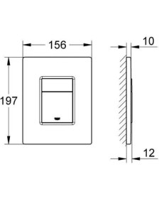Resim Grohe Skate Cosmopolitan Kumanda Paneli - 38732KF0 