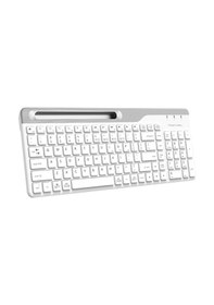 Resim A4 Tech Fbk25 Beyaz Bluetooth+2.4G Nano Fn Multimedya Klavye - 556717796 