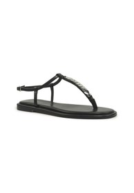Resim Nine West ORIA 6FX Siyah Kadın Düz Sandalet 