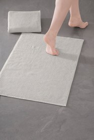 Resim Pana Bathmat 202 - 2 Adet 50x75 cm Premium Ayak Havlusu - Taş 