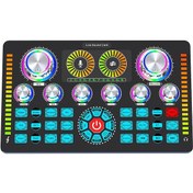 Resim Ses Kartı, Ses Tahtası, Canlı Ses Kartı Ses Mikseri Kayıt Masaüstü Şarkı Söyleme Dc 5v 