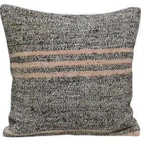 Resim Zehra Abla Halı Yeni El Dokuma Dekoratif Kilim Kırlent Yastık Kılıfı 6456 Çok Renkli 