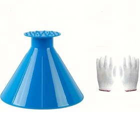 Resim Chenkestoreone Mavi 3lü Buz Kazıyıcı Ve Kar Fırçası Seti Ergonomik Sap Kışlık Araç Cam Temizleme 