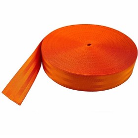 Resim EgeÇelikHalat Turuncu Emniyet Kemeri Kolon Halat Yassı İp Halat 5 cm 1 Metre 