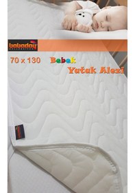 Resim %100 Sıvı Geçirmez Yatak Alezi Bebek Yatağı(beşiği) için 70x130 