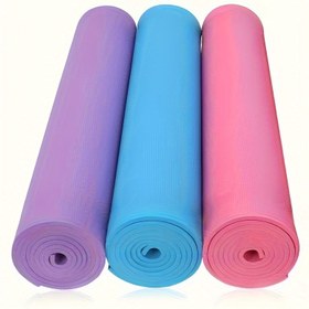 Resim 3mm EVA Yoga Matı - Dayanıklı, Hafif ve Kaymaz, Nem Dirençli - Ev Spor Salonları ve Fitness Antrenmanları İçin İdeal - Tek Paket Mavi, Mor, Pembe | Çok Yönlü Yoga Aksesuarı, Yoga, Latisse vb. için Uygun 