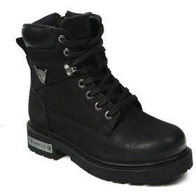 Resim Hammerjack 102 18501-g Siyah Nubuk Kadın Bot 001 