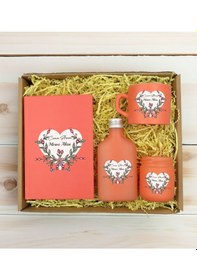 Resim Bk Gift Kişiye Özel İsimli Dtf Anne Temalı Somon Defter & Kahve Fincanı & Kolonya & Mum Hediye Seti-5, Anneye Hediye, Anneler Günü Hediyesi Kobitmeyen 